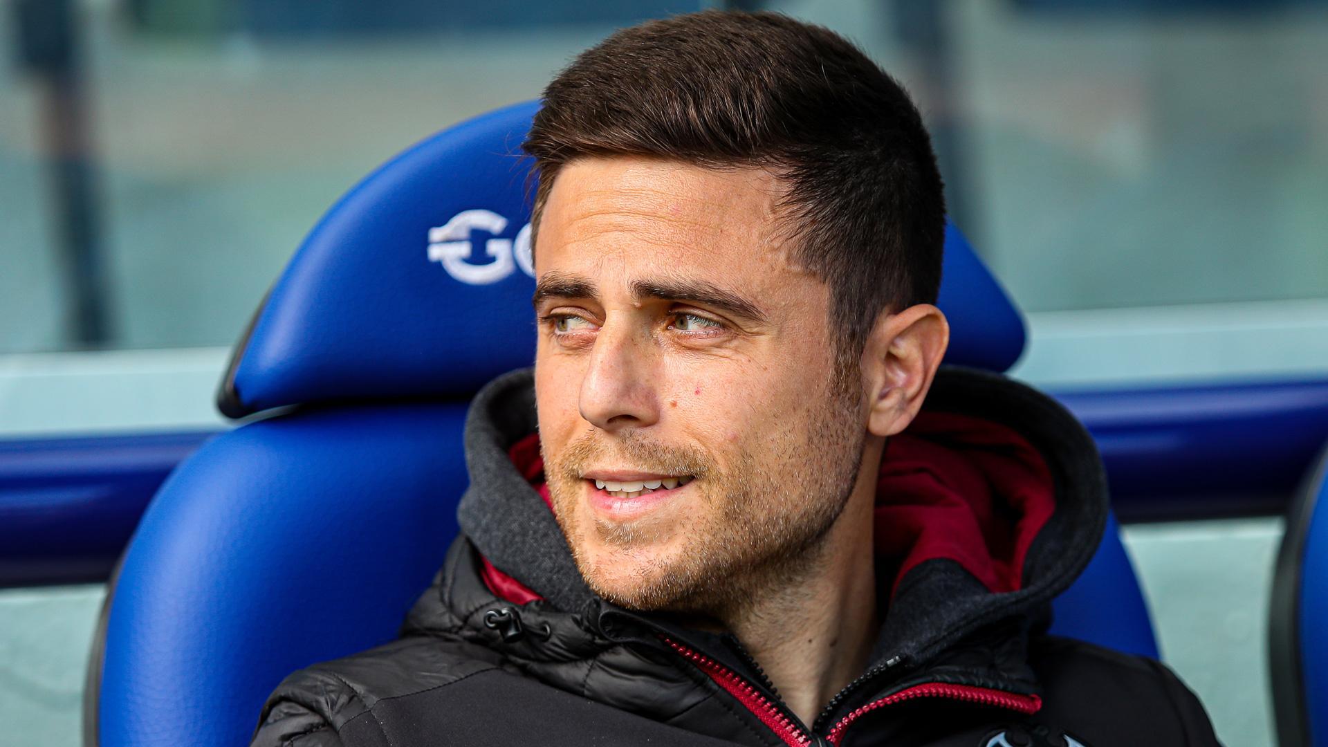 Alessio Lisci, técnico del Levante, durante el duelo contra el Espanyol
