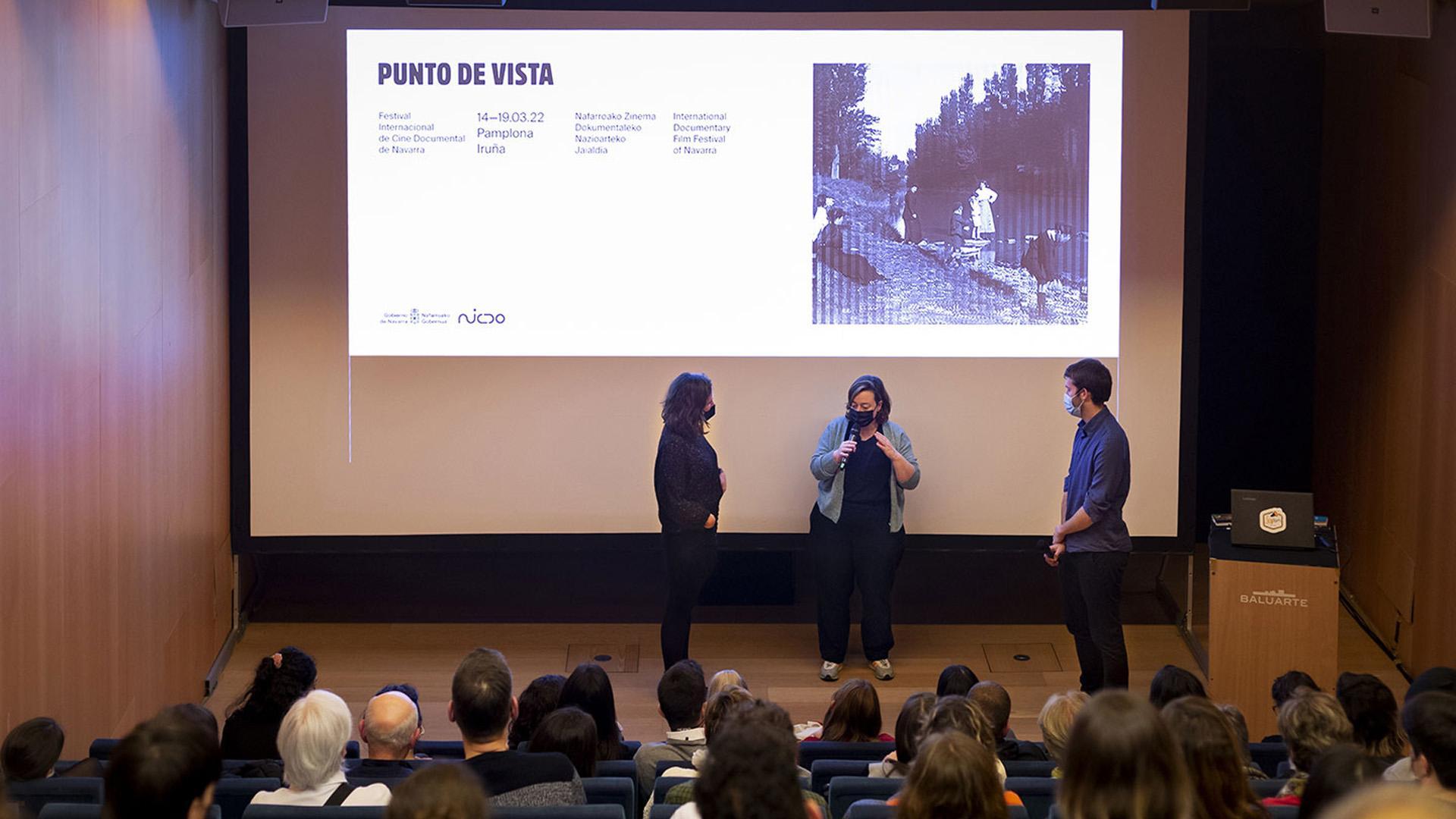 imagen de un coloquio celebrado en la decimosexta edición de Punto de Vista