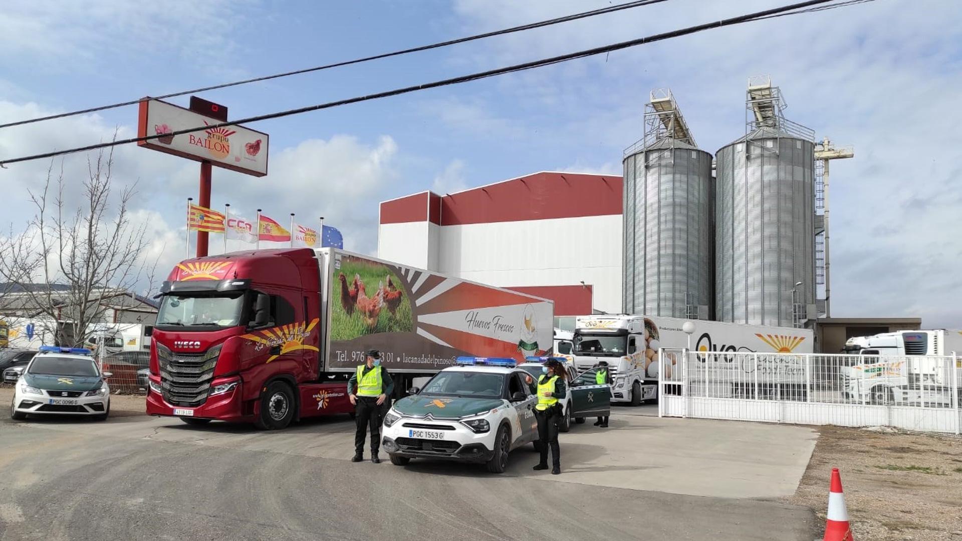 desde La Almunia de Doña Godina hasta la AP-68, donde los recogen las patrullas forales