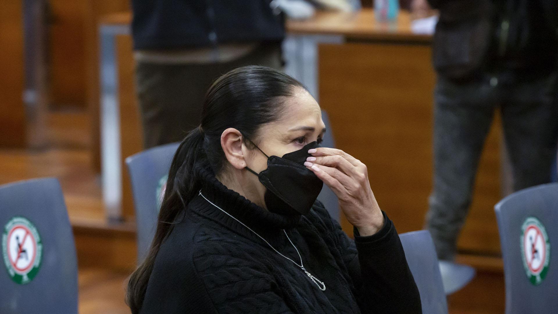 Isabel Pantoja, sentada en la sala del Juzgado de lo Penal número 5 de Málaga