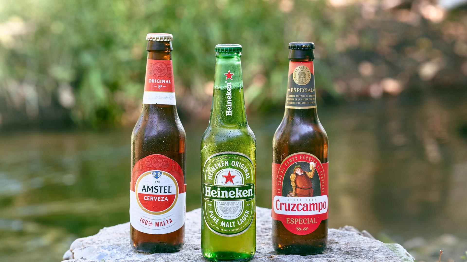 Cervezas elaboradas por la empresa Heineken