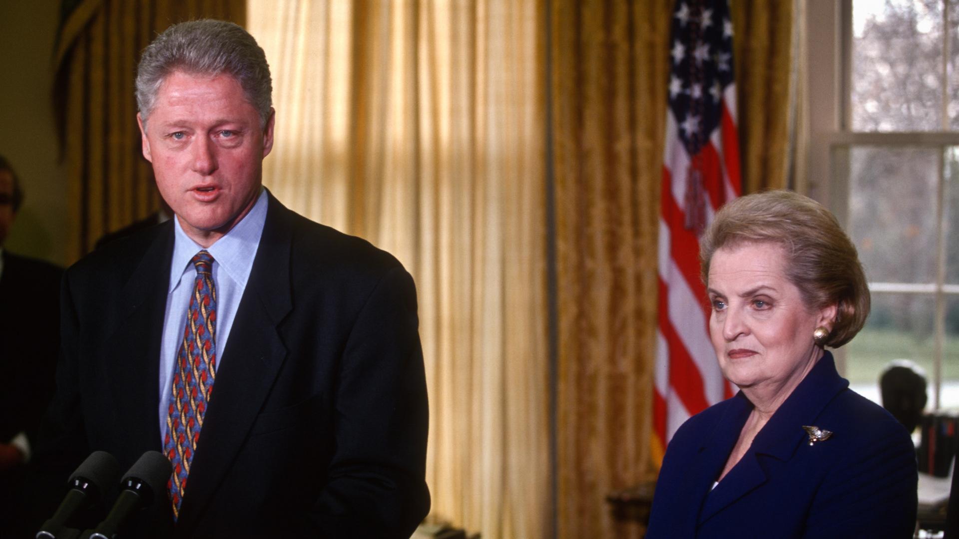 Bill Clinton y Madeleine Albright

23/03/2022