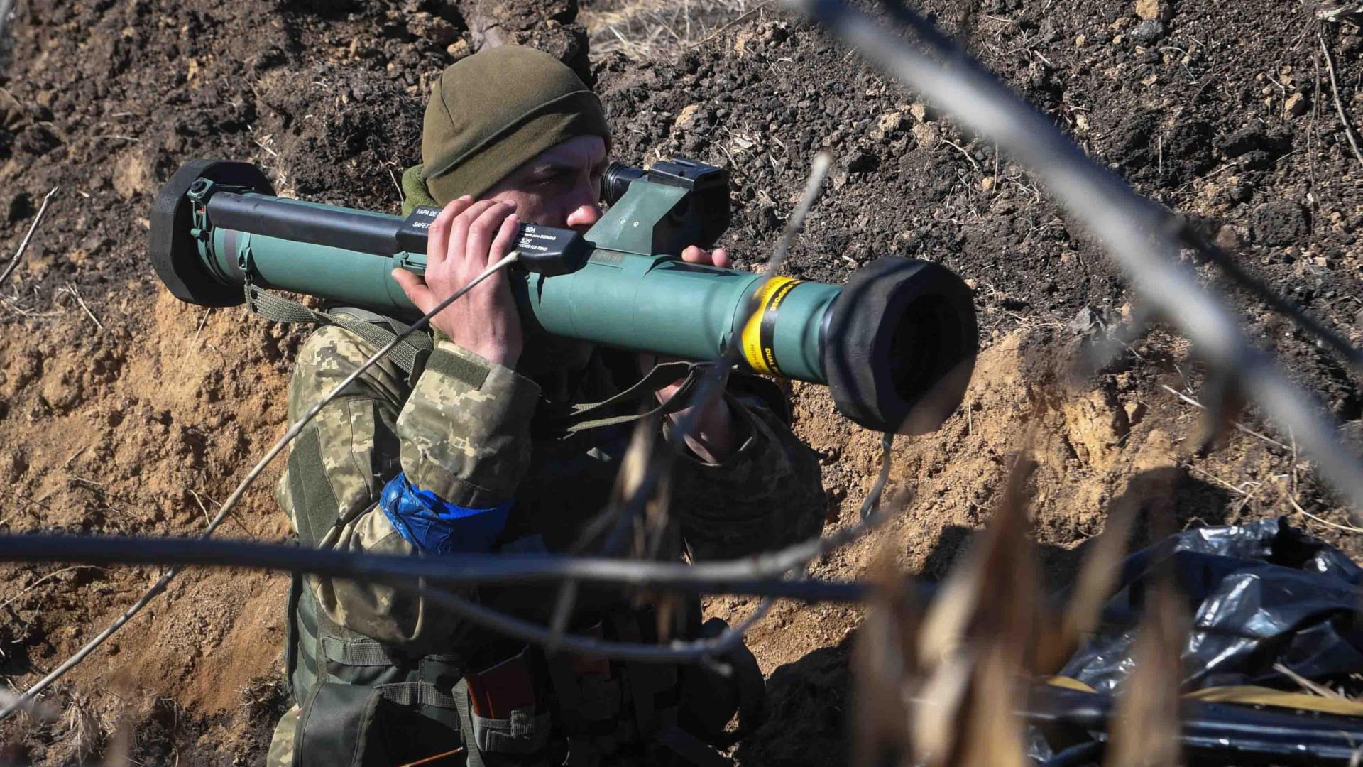 Un soldado ucraniano