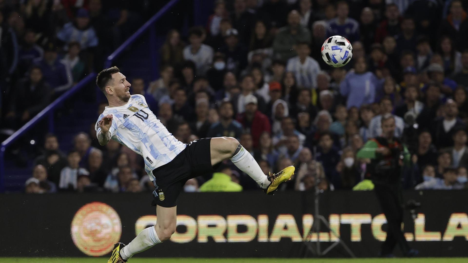 Messi, en el encuentro ante Venezuela