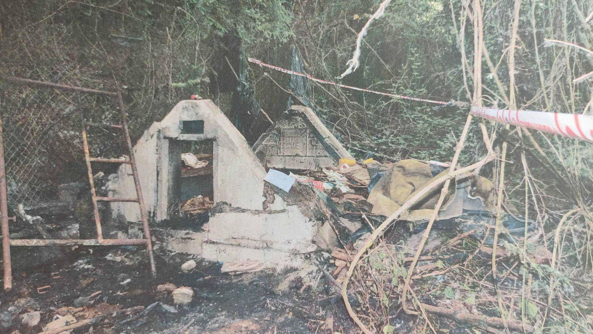 Imágenes del lugar donde encontraron el cadáver