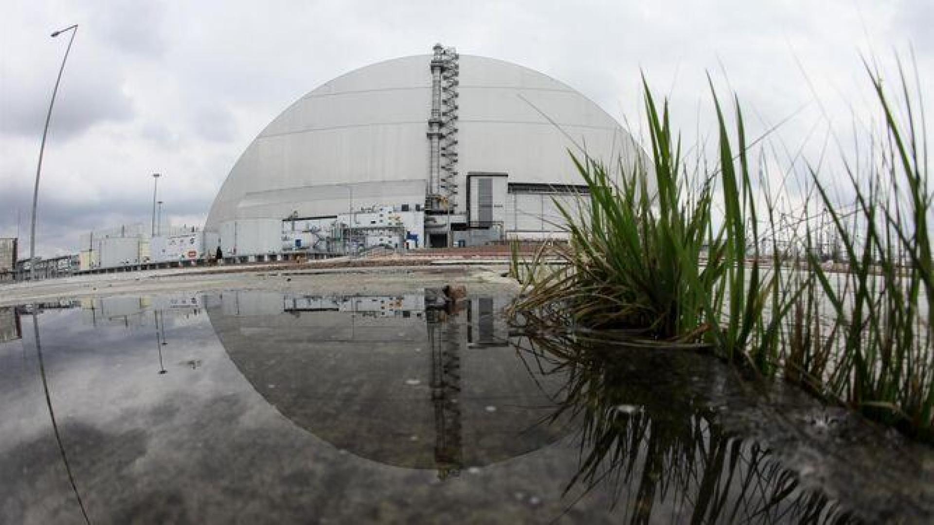 Foto de archivo de la central nuclear de Chernóbil