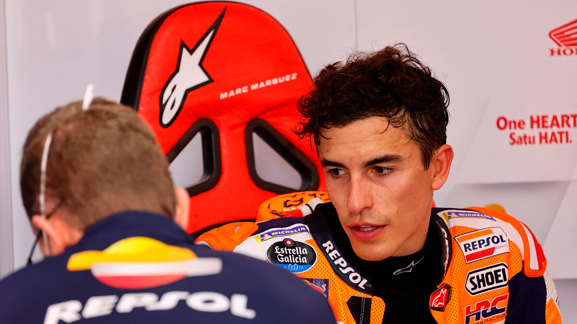 Marc Márquez en el Gran Premio de Indonesia