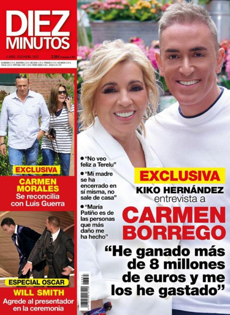 Portada de la revista 'Diez Minutos' del 30 de marzo de 2022