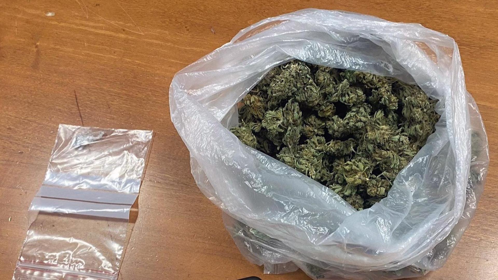 Droga incautada al menor