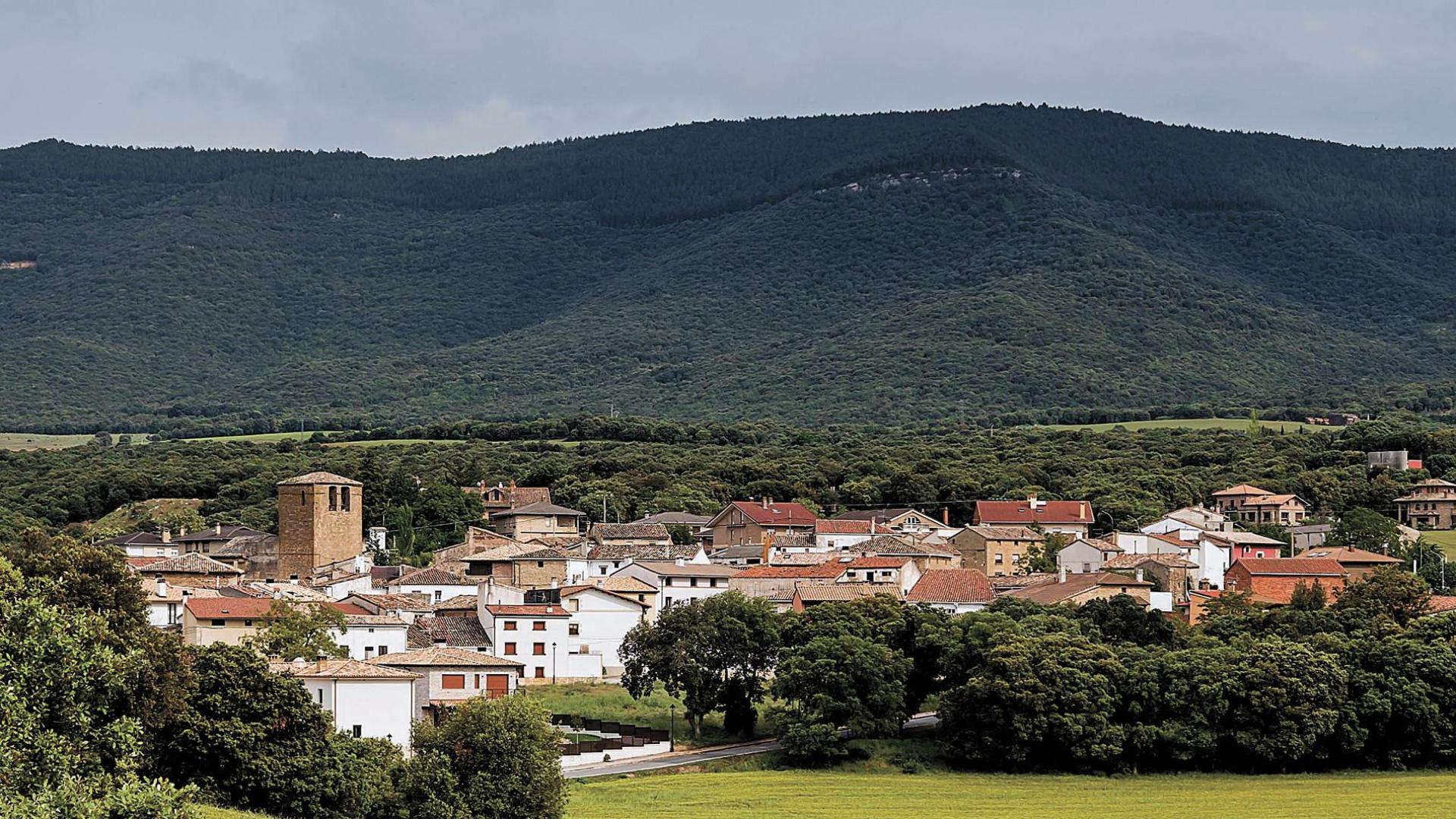 Vista general de Igúzquiza, municipio en riesgo importante de despoblación