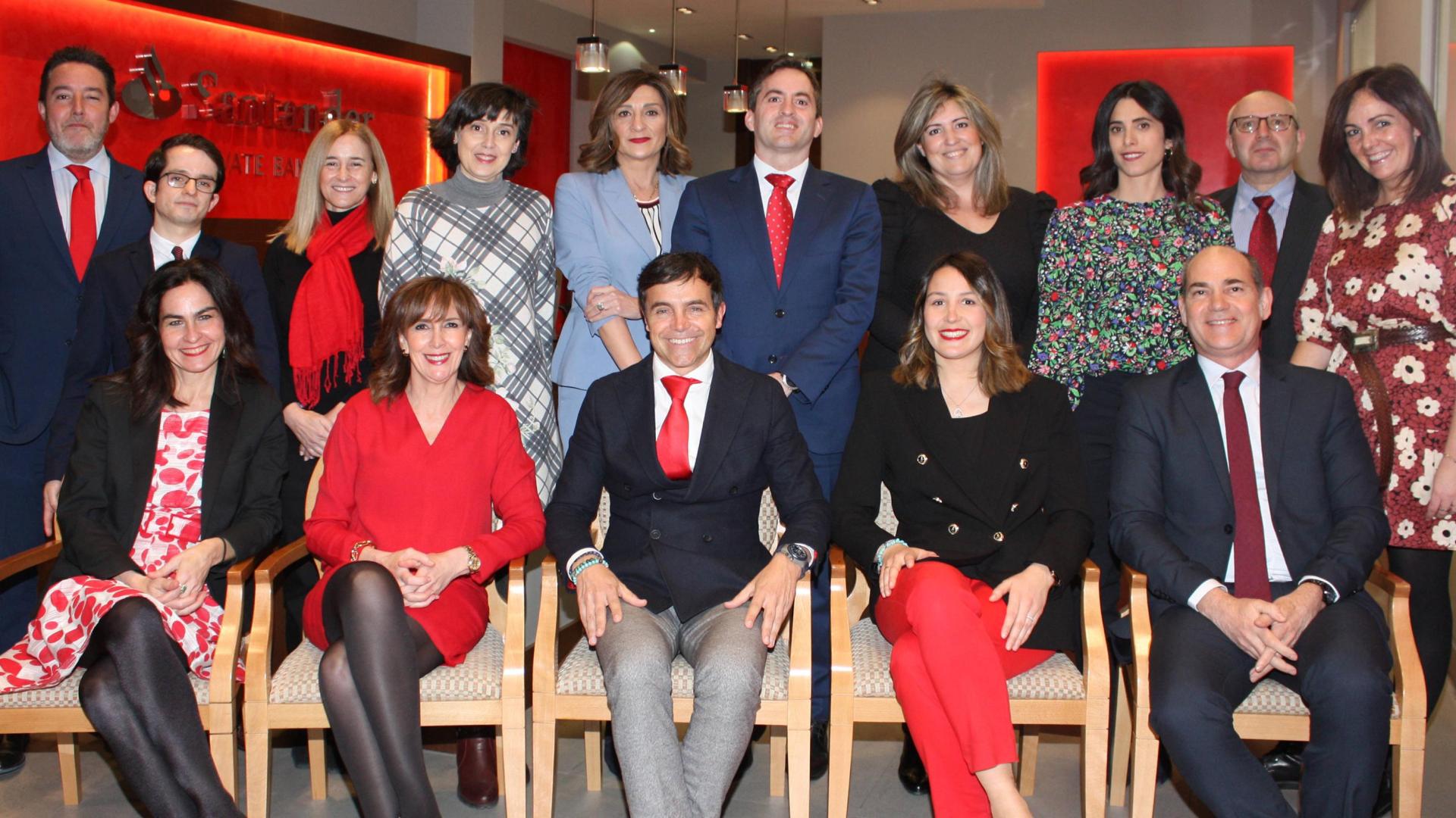 Equipo de Banca Privada del Banco Santander en Navarra