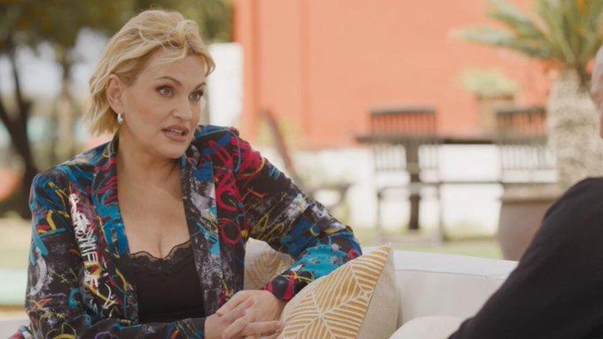 Ainhoa Arteta, en un momento de su entrevista en 'Mi casa es la tuya'