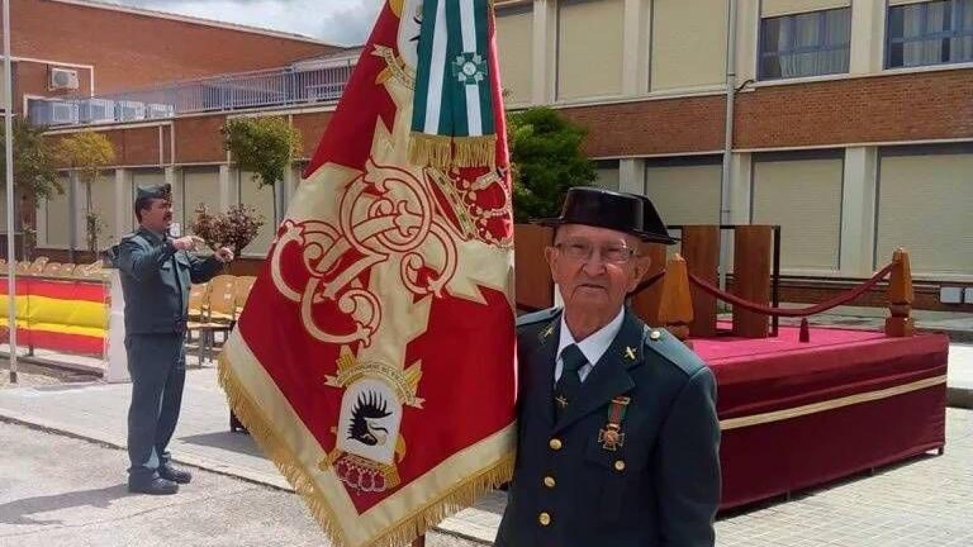 Fermín Garcés Hualde, homenajeado en Valdemoro en 2016.