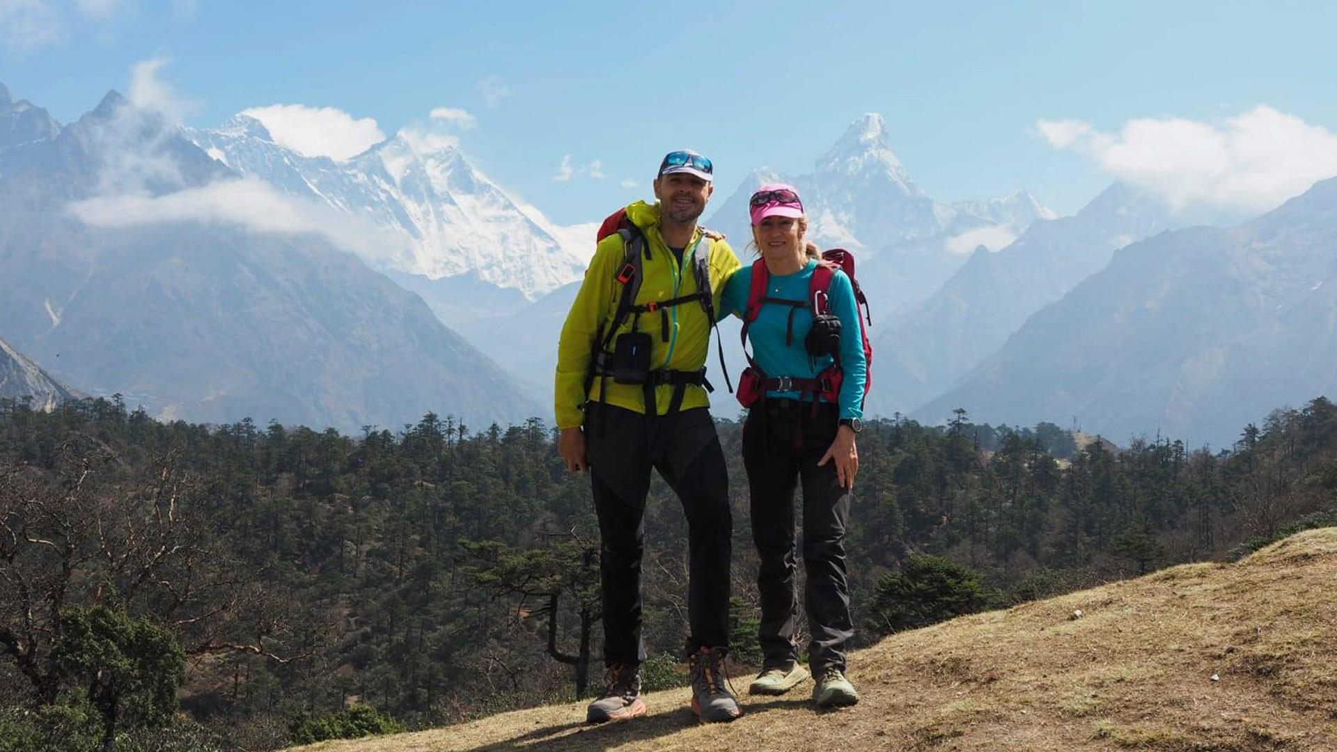 Ignacio Barrio y Uxue Murolas ya han alcanzado Namche Bazar en su aproximación al Everest y al Lhotse