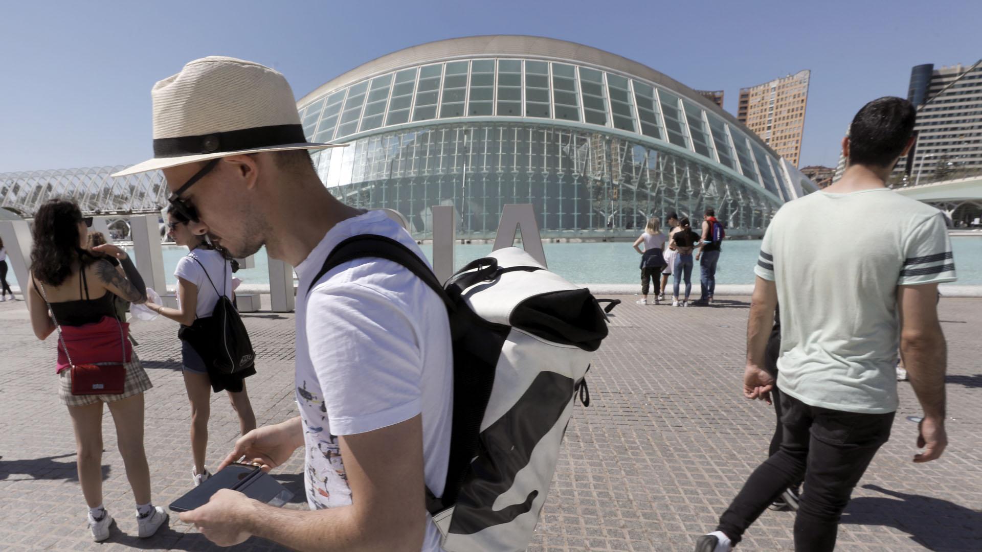 Turistas en Valencia esta Semana Santa