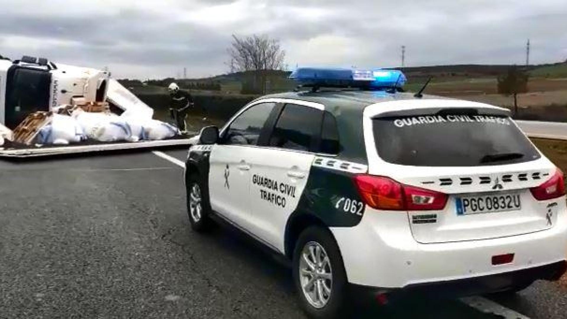 Vídeo del accidente con un camión implicado en Olite