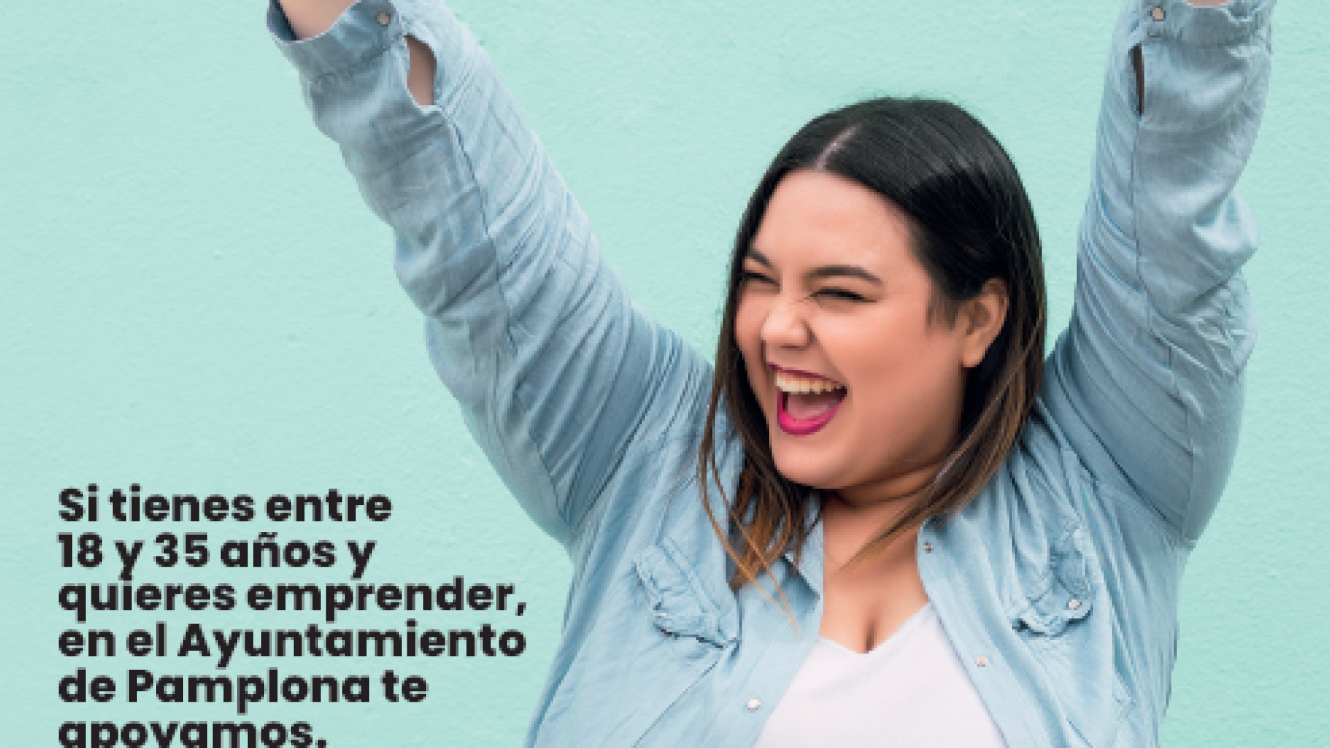 Cartel de ‘jóvenes y valientes’