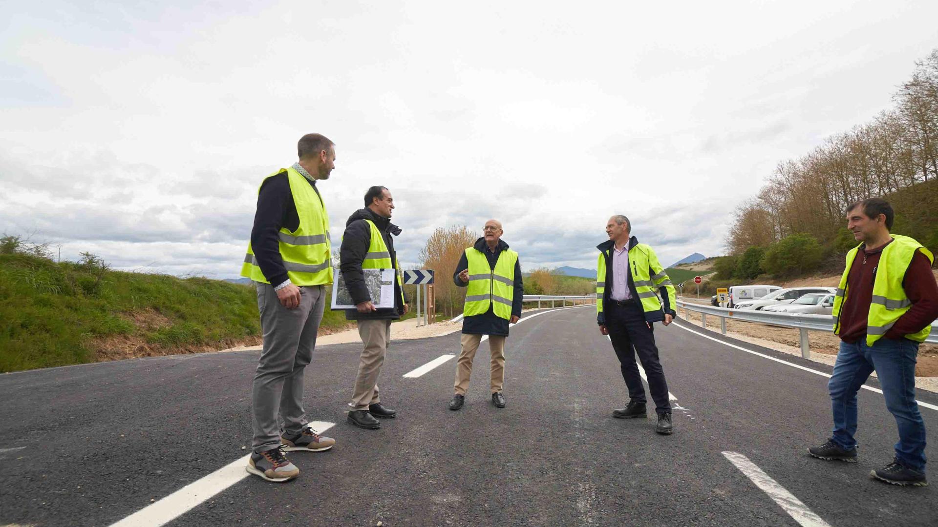 Visita a la carretera Esparza de Galar-Salinas de Pamplona