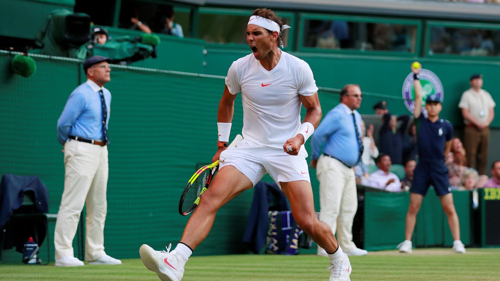 Imagen de archivo de Nadal en Wimbledon