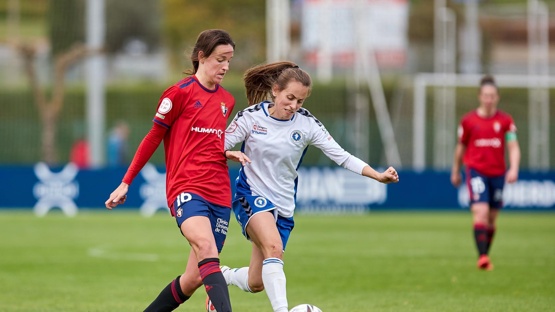 Triunfo de las rojillas en Tajonar sobre el Zaragoza CFF por 3-0