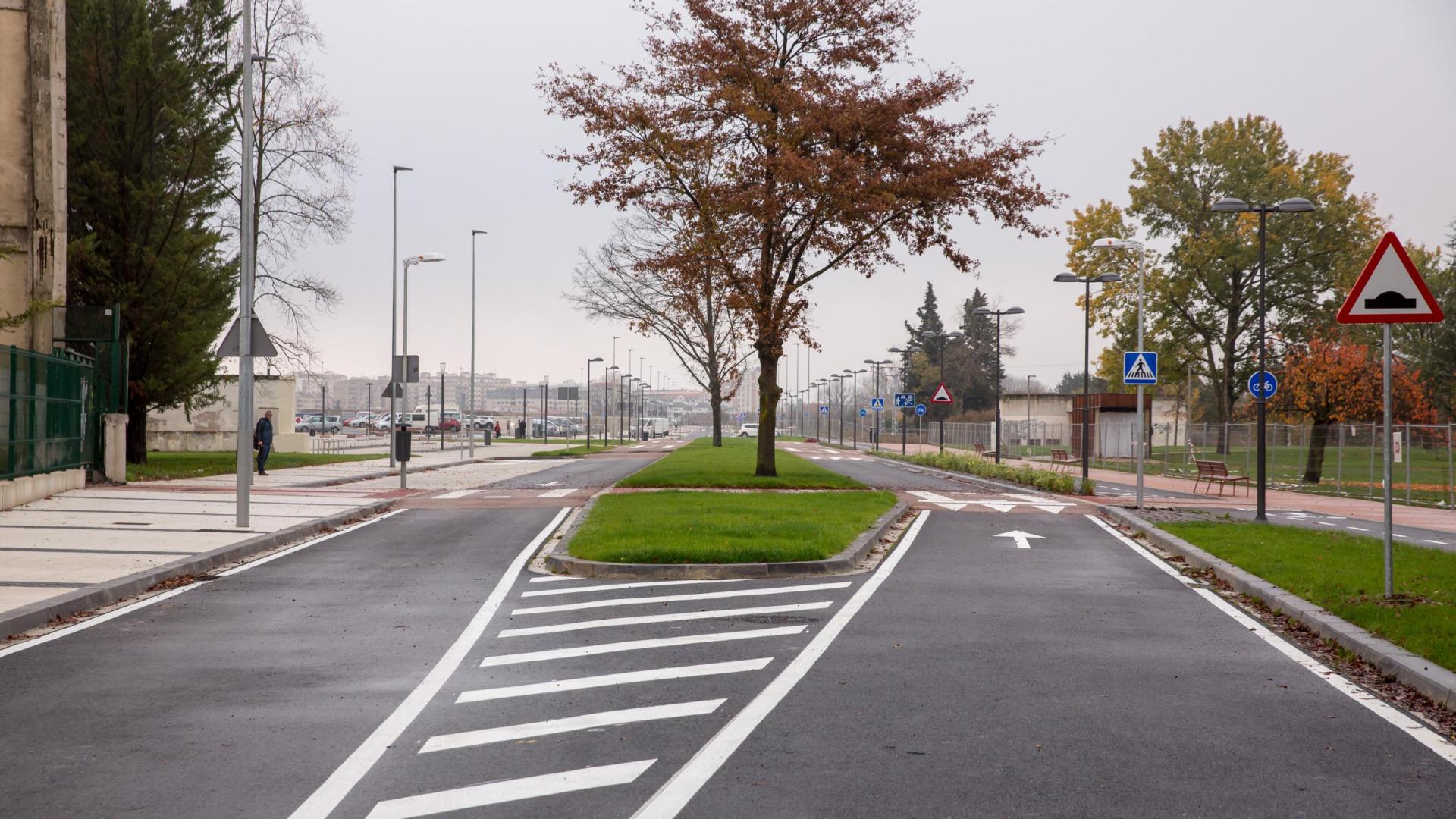 Aspecto que luce una parte del nuevo entramado de Txantrea Sur