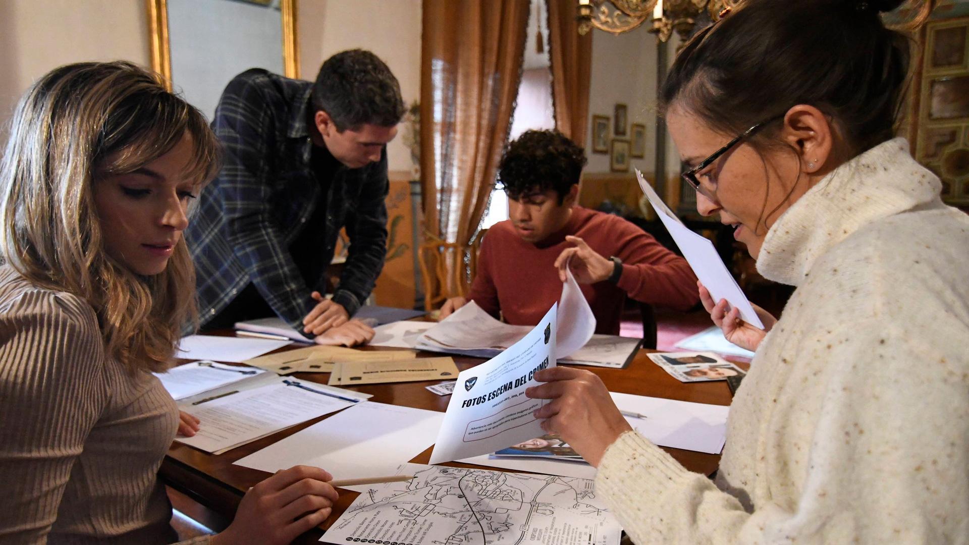 Un equipo de Acciona Energía, durante la prueba de Caso Abierto