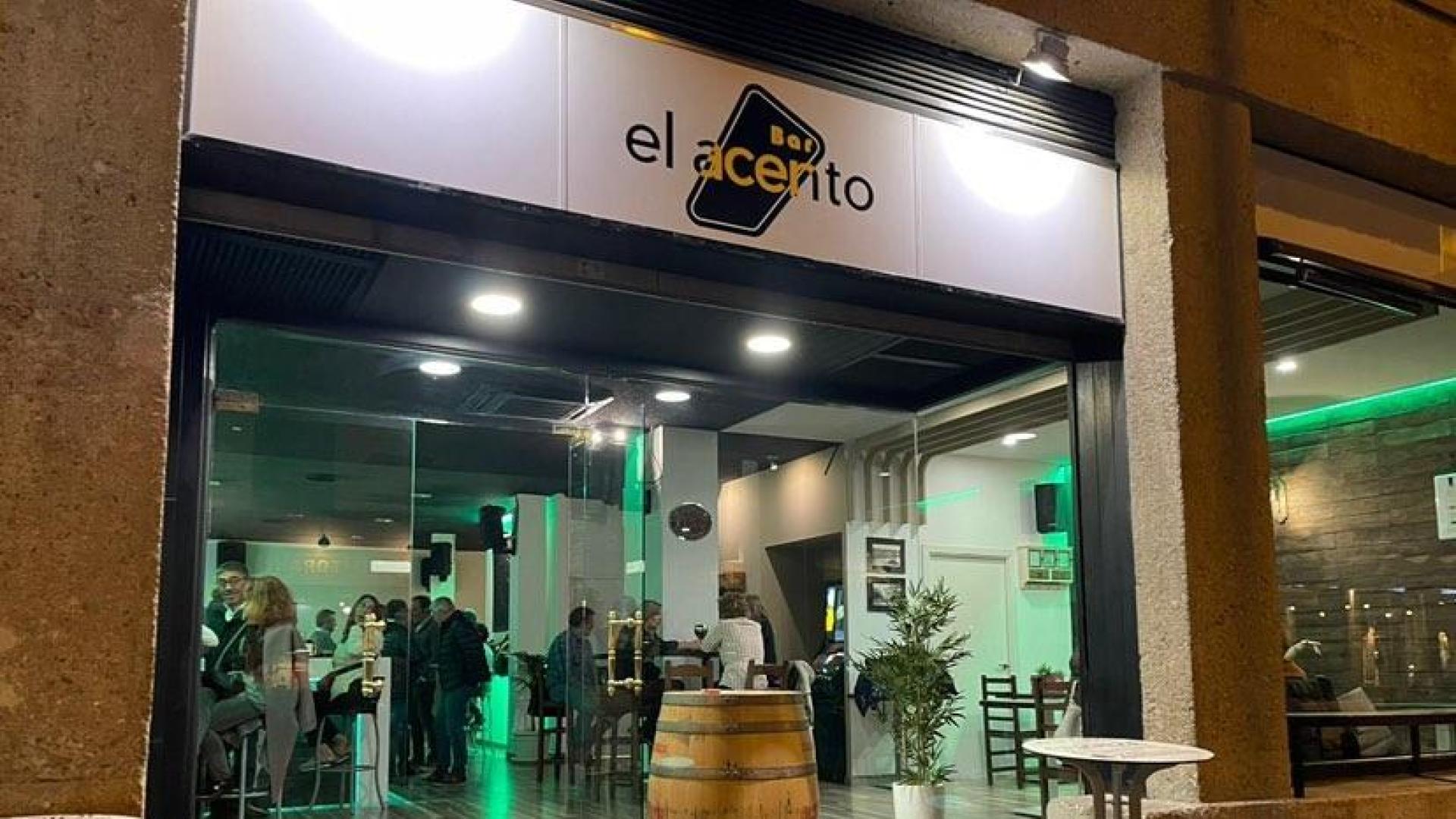 Bar El Acento, en la calle García Castañón número 5