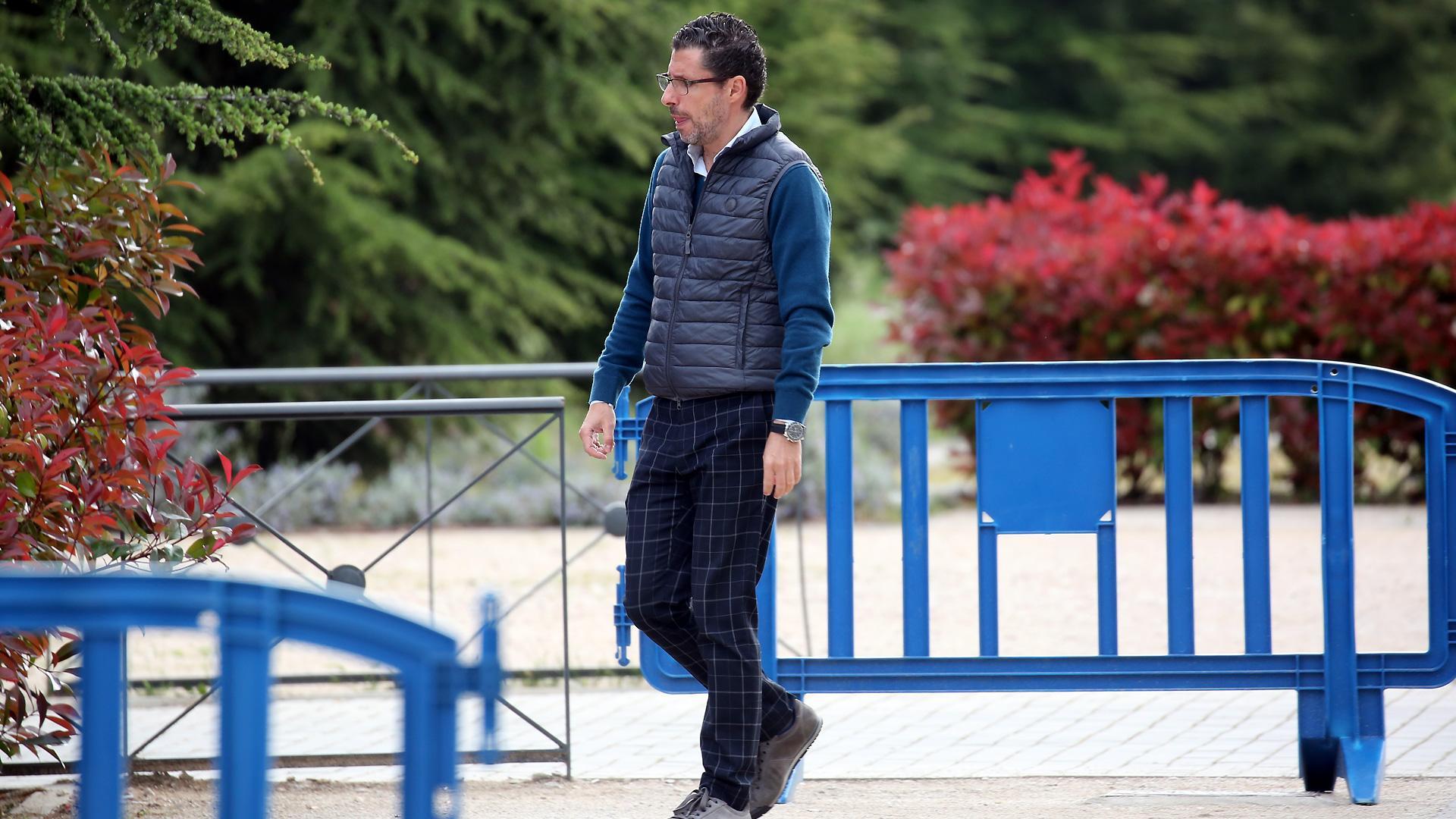 Alberto Luceño, a su llegada a la comisaría, este miércoles
