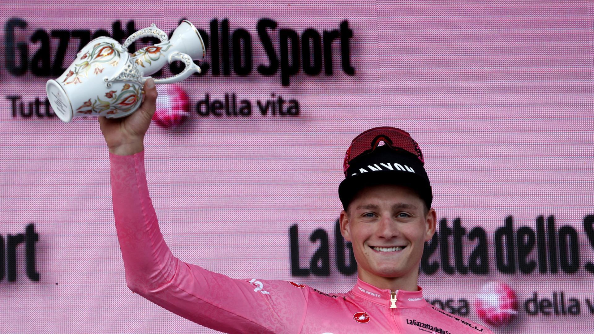 Mathieu Van Der Poel, primer líder del Giro 2022