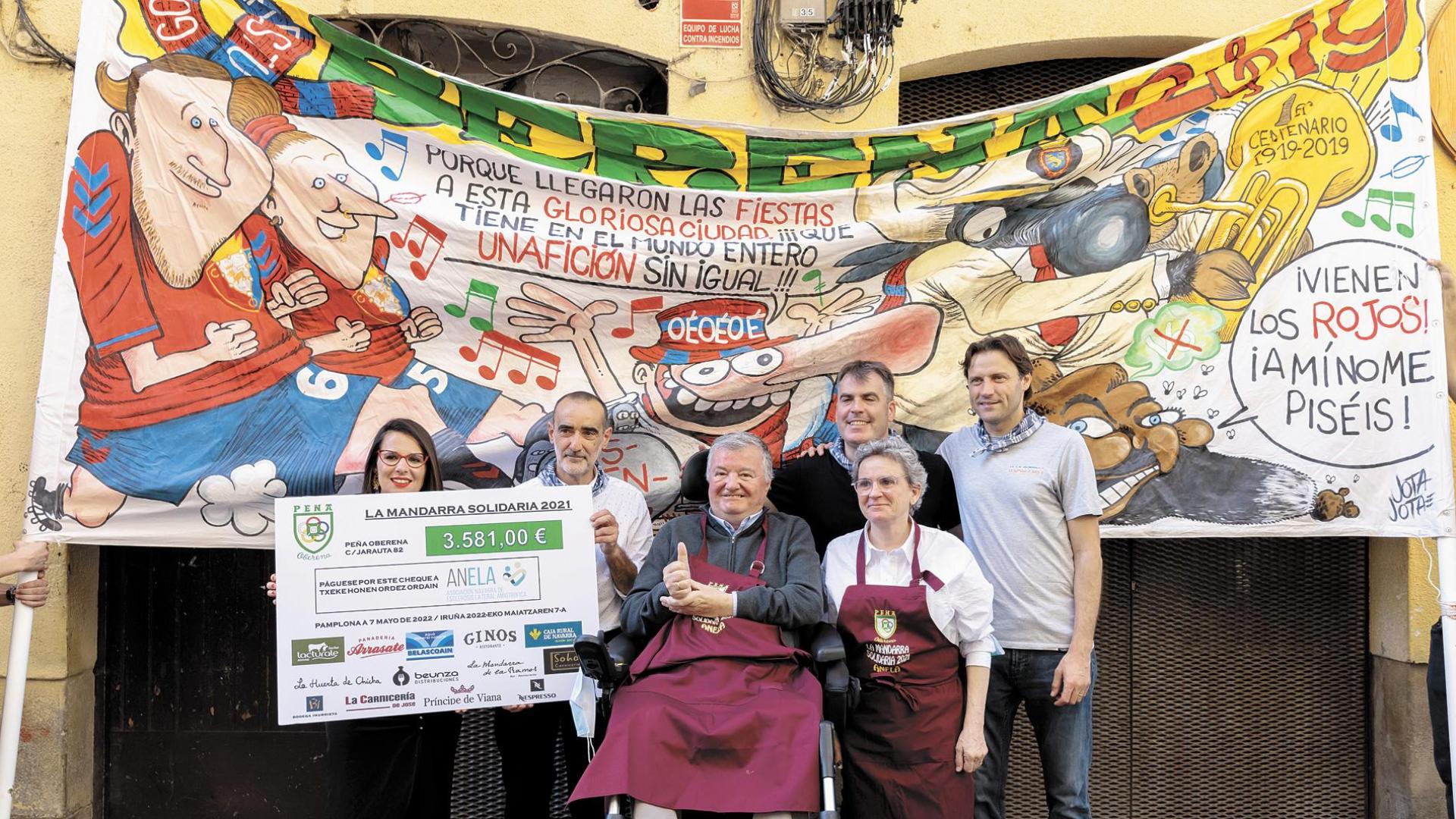 De izda. a dcha: Teresa Apesteguía, Juan Eseverri, Moncho Iriarte, María Gómara, Jorge Casado y Fernando Zubero