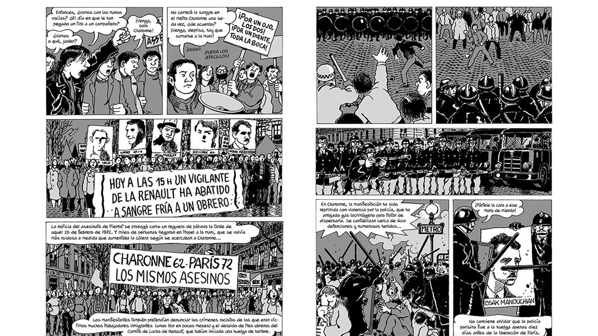 Páginas del cómic Elise