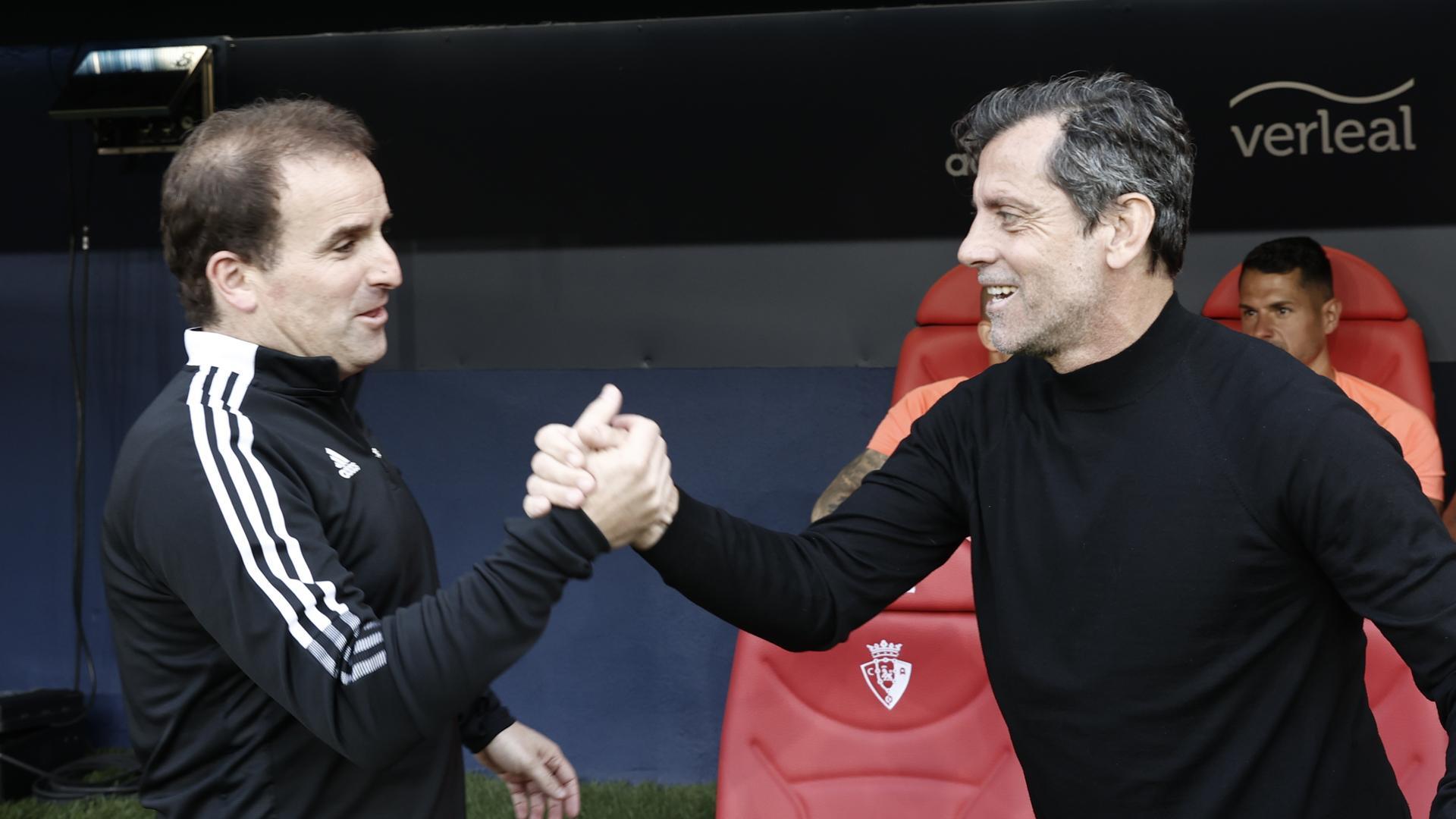 Jagoba Arrasate y Quique Sánchez Flores