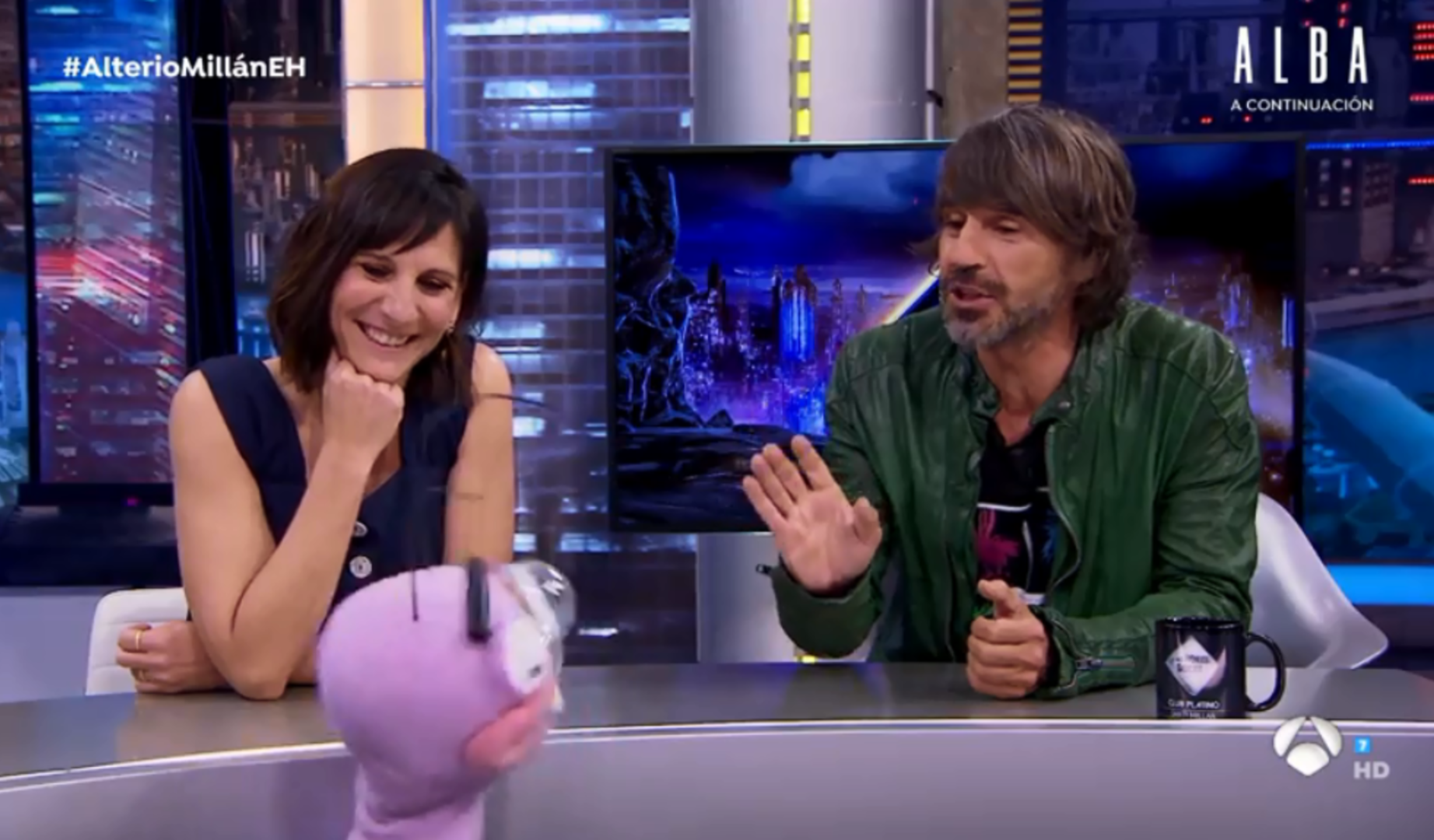 Malena Alterio y Santi Millán en 'El Hormiguero'