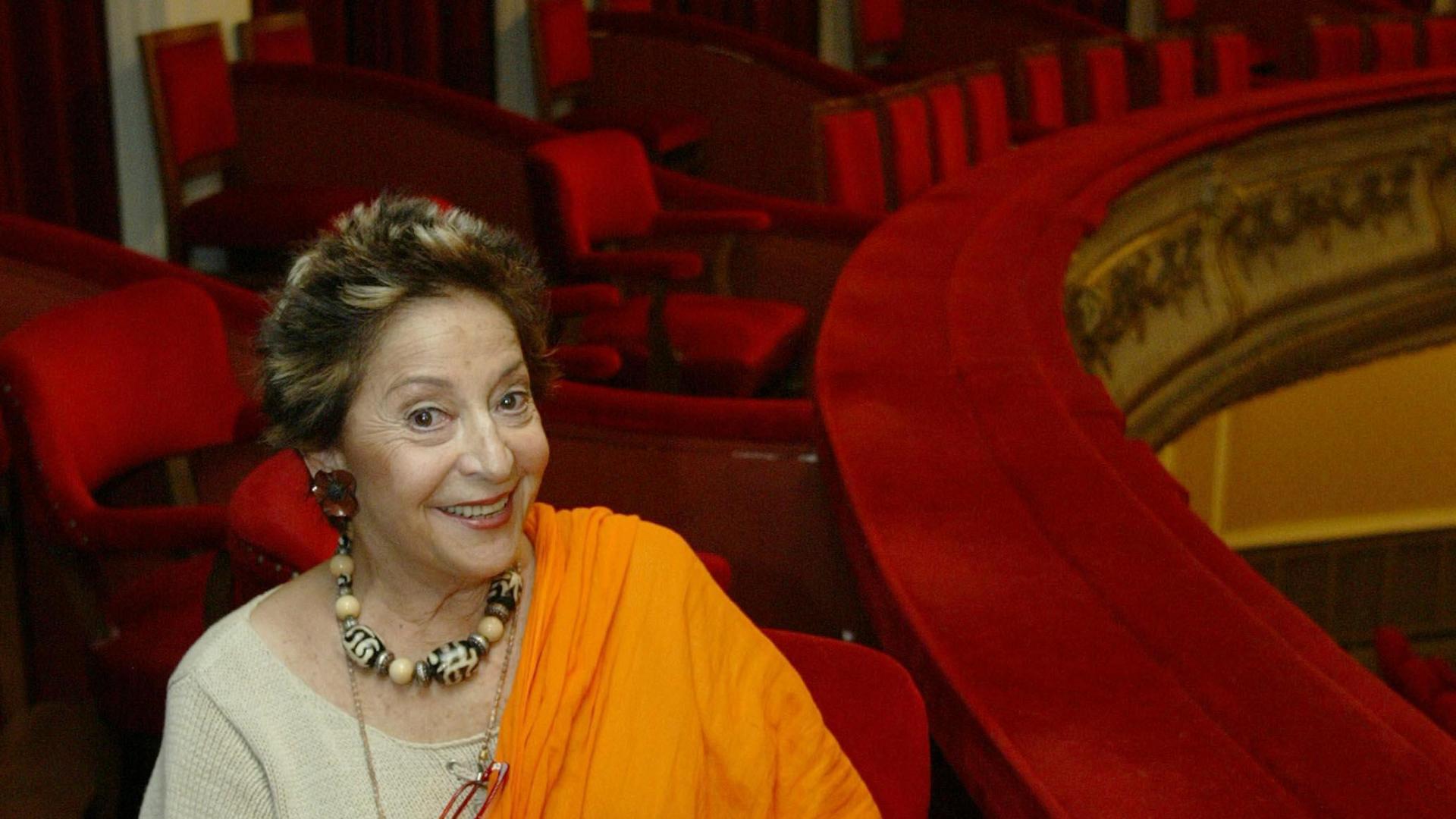 Teresa Berganza, en 2006 en el Teatro Gayarre
