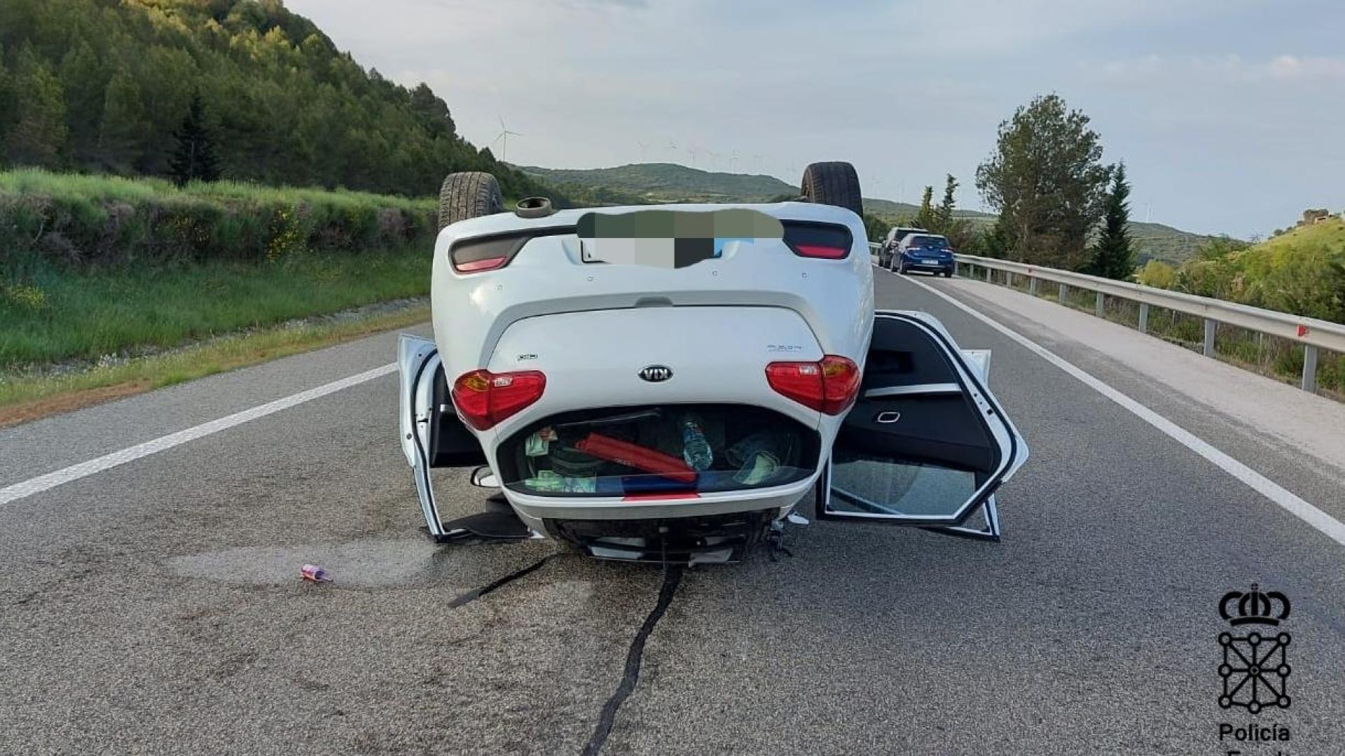 Estado en el que ha quedado el vehículo tras el accidente