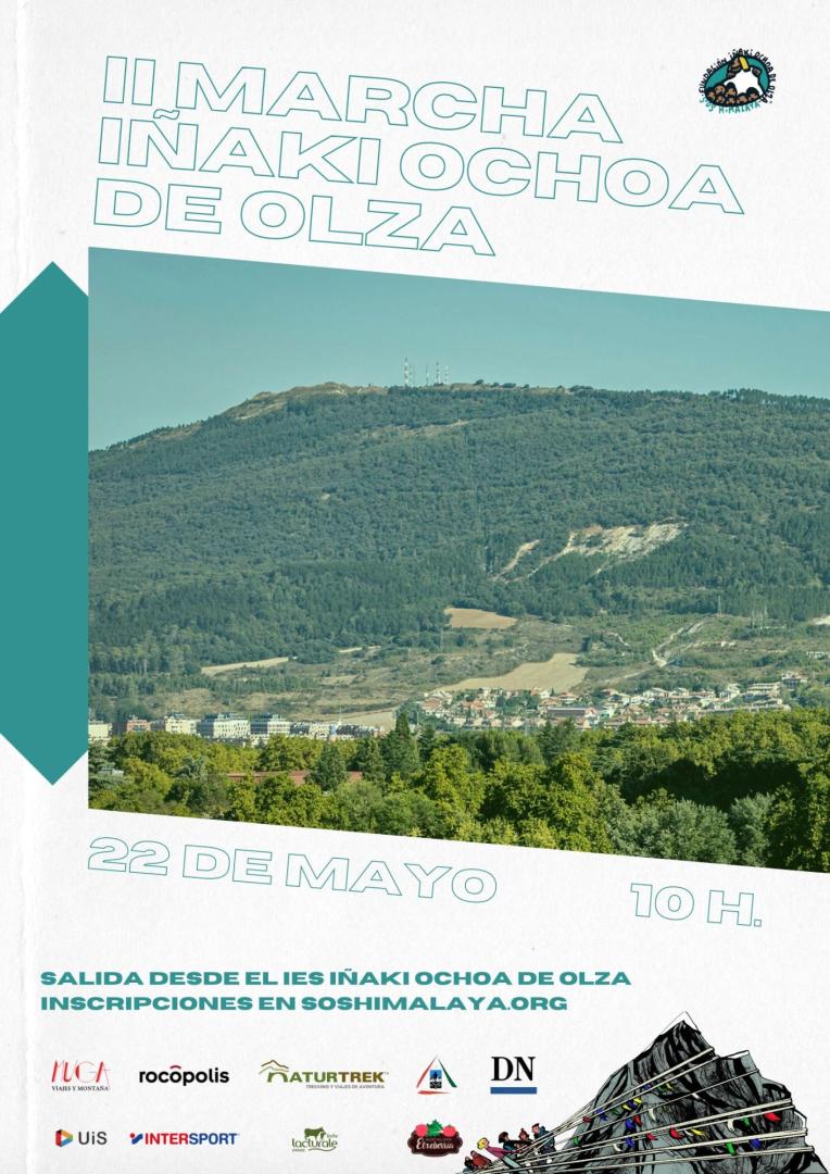 Cartel de la marcha popular al monte Ezkaba