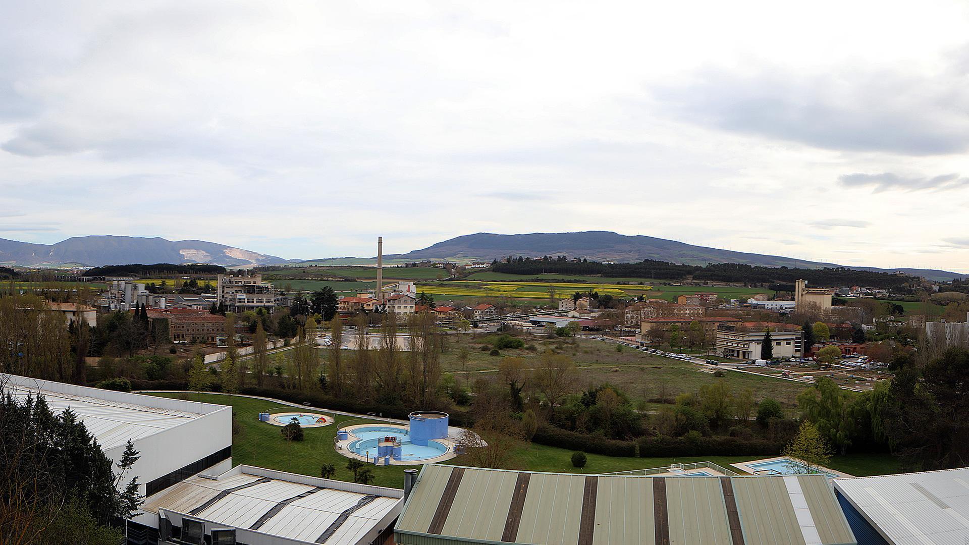 Vista general del barrio de Echavacoiz del pasado abril, donde se produjeron las quejas