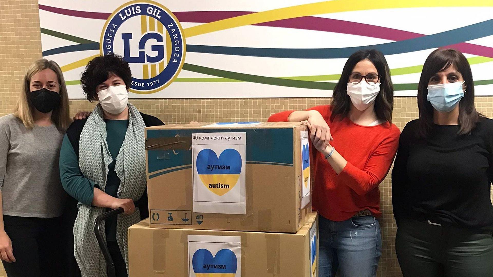 Material recogido en la campaña realizada en el colegio Luis Gil