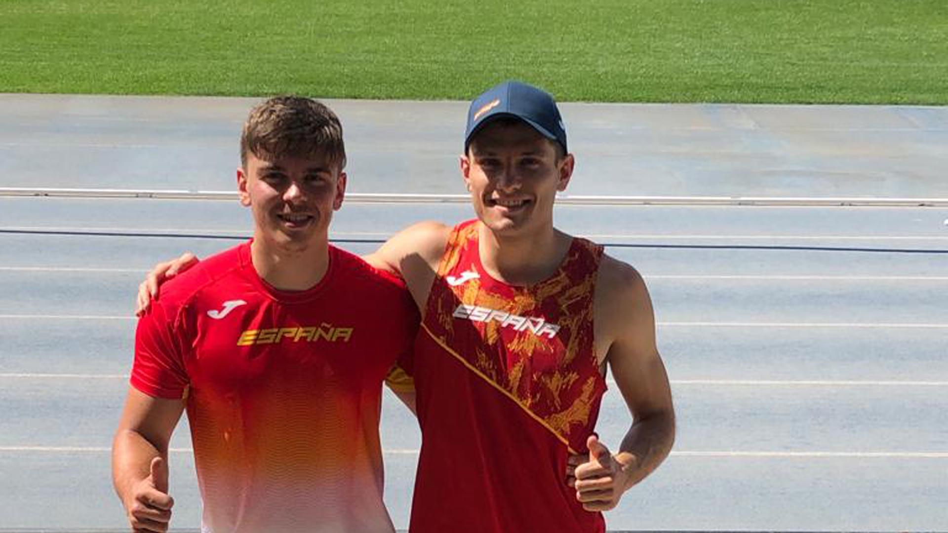 Manu Quijera e Iker Alfonso, en el Iberoamericano
