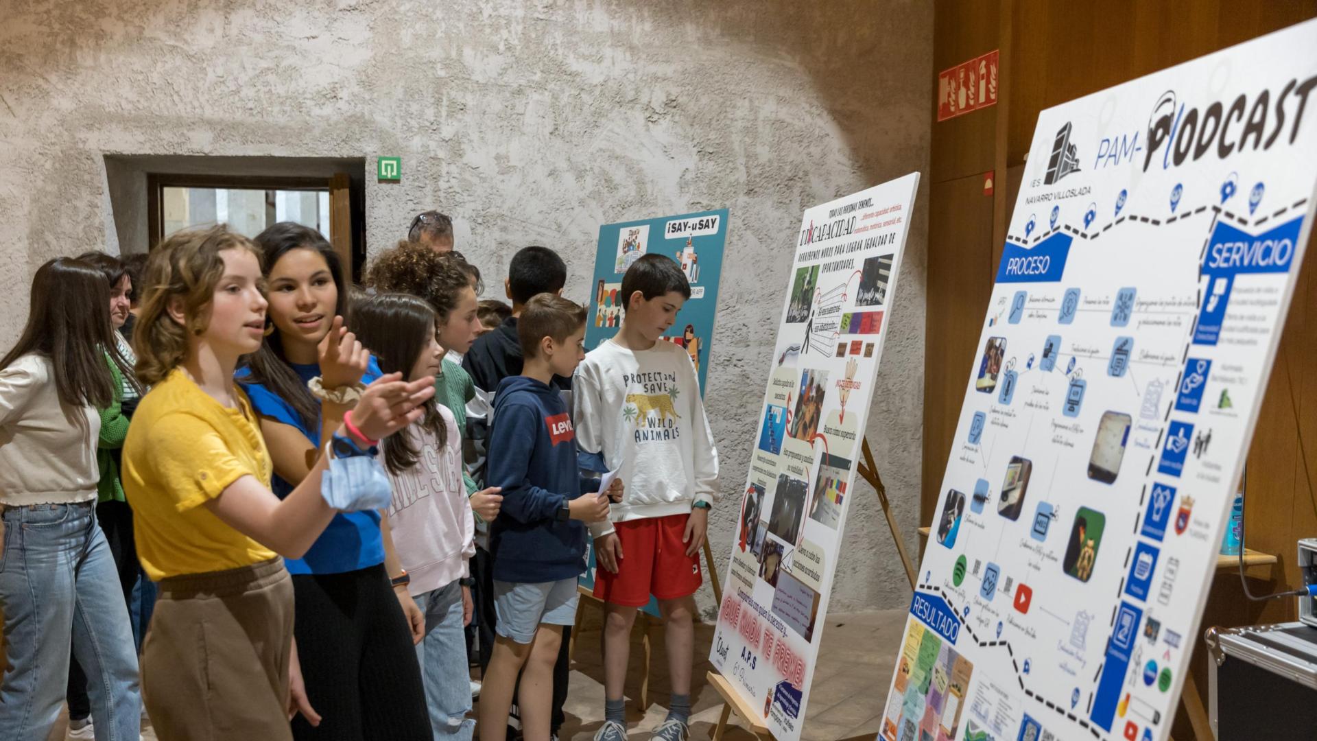 Los escolares presentaron sus proyectos en el Palacio del Condestable