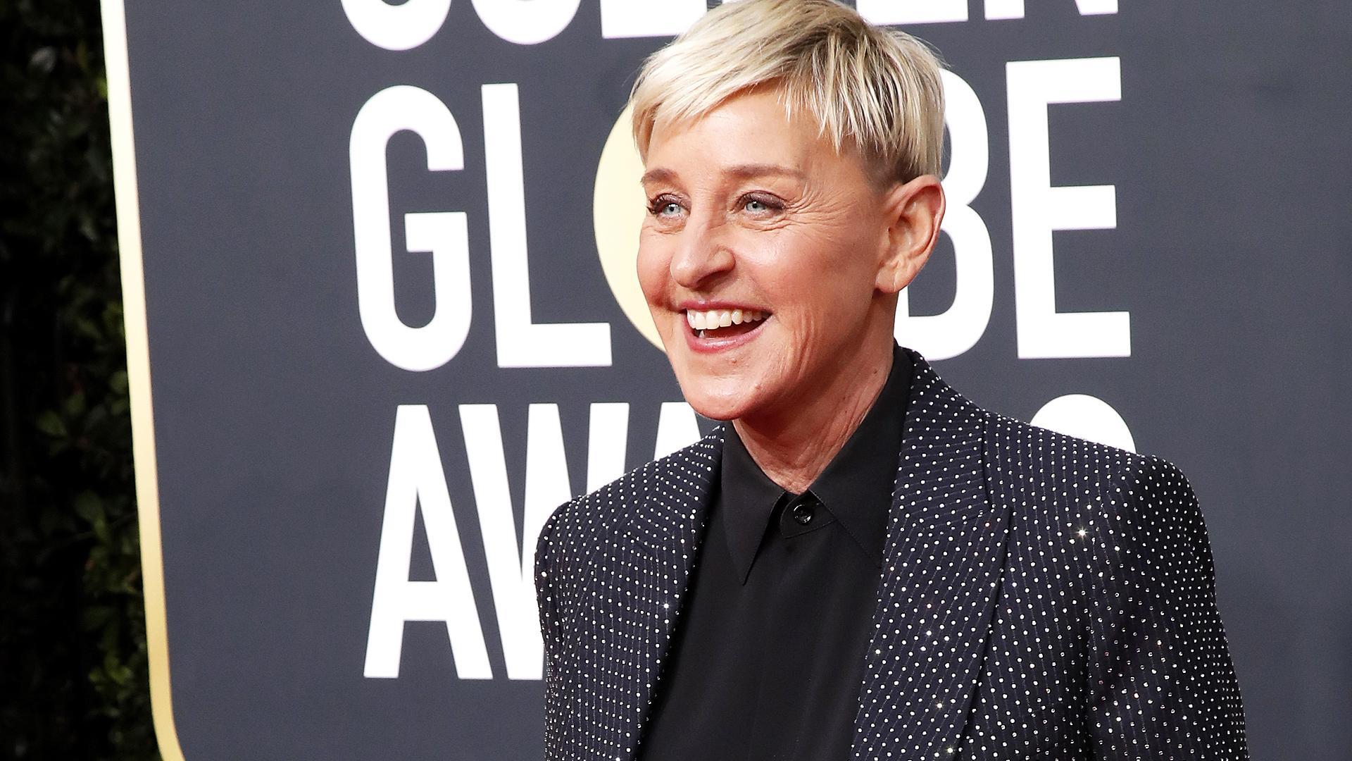 Ellen DeGeneres en una edición de los Premios Globo de Oro