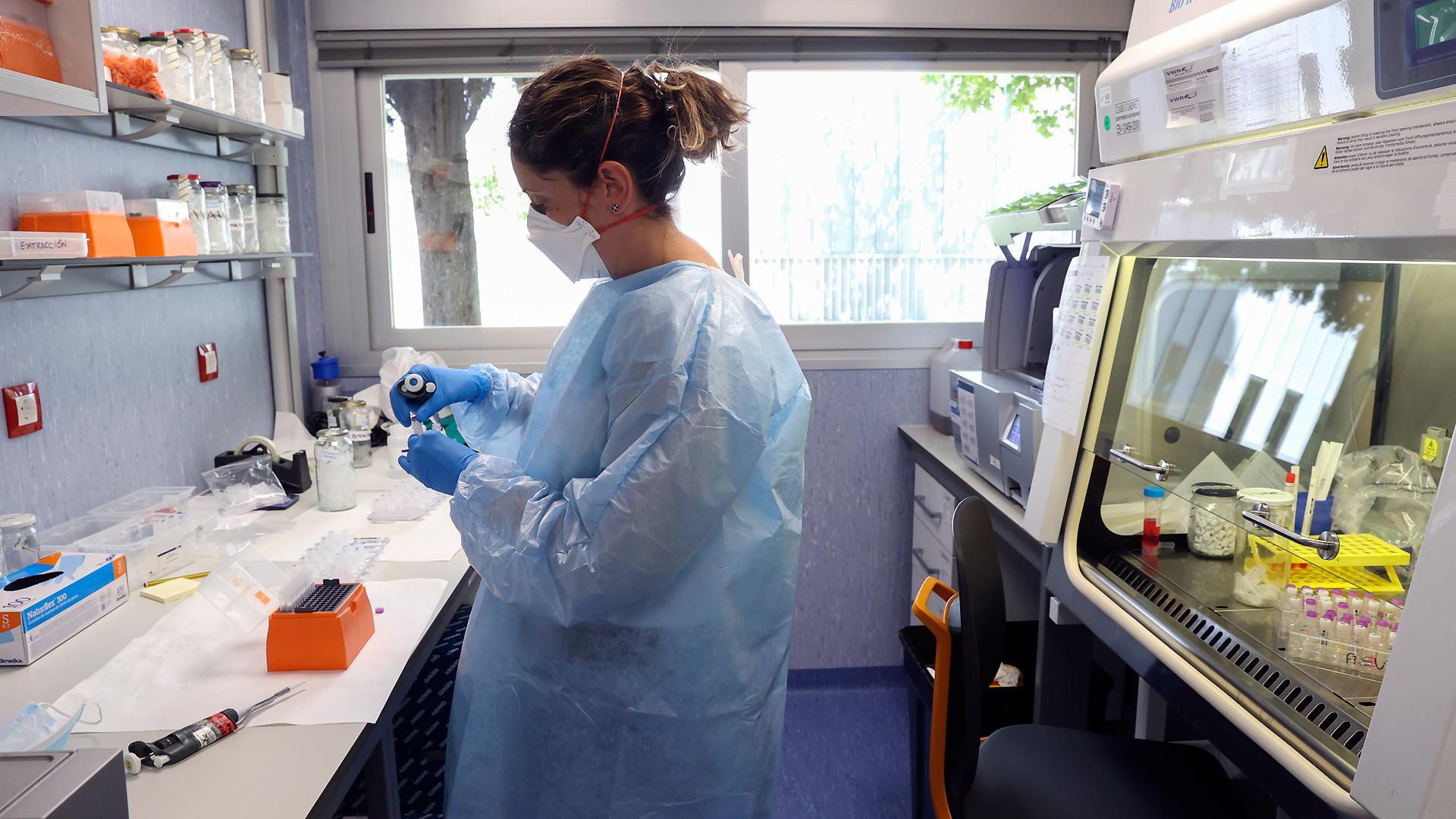 El laboratorio de arbovirus y enfermedades víricas importantes del Centro Nacional de Microbiología. Investigadores del Instituto de Salud Carlos III han conseguido el primer borrador de la secuencia completa del virus causante de la viruela del mono