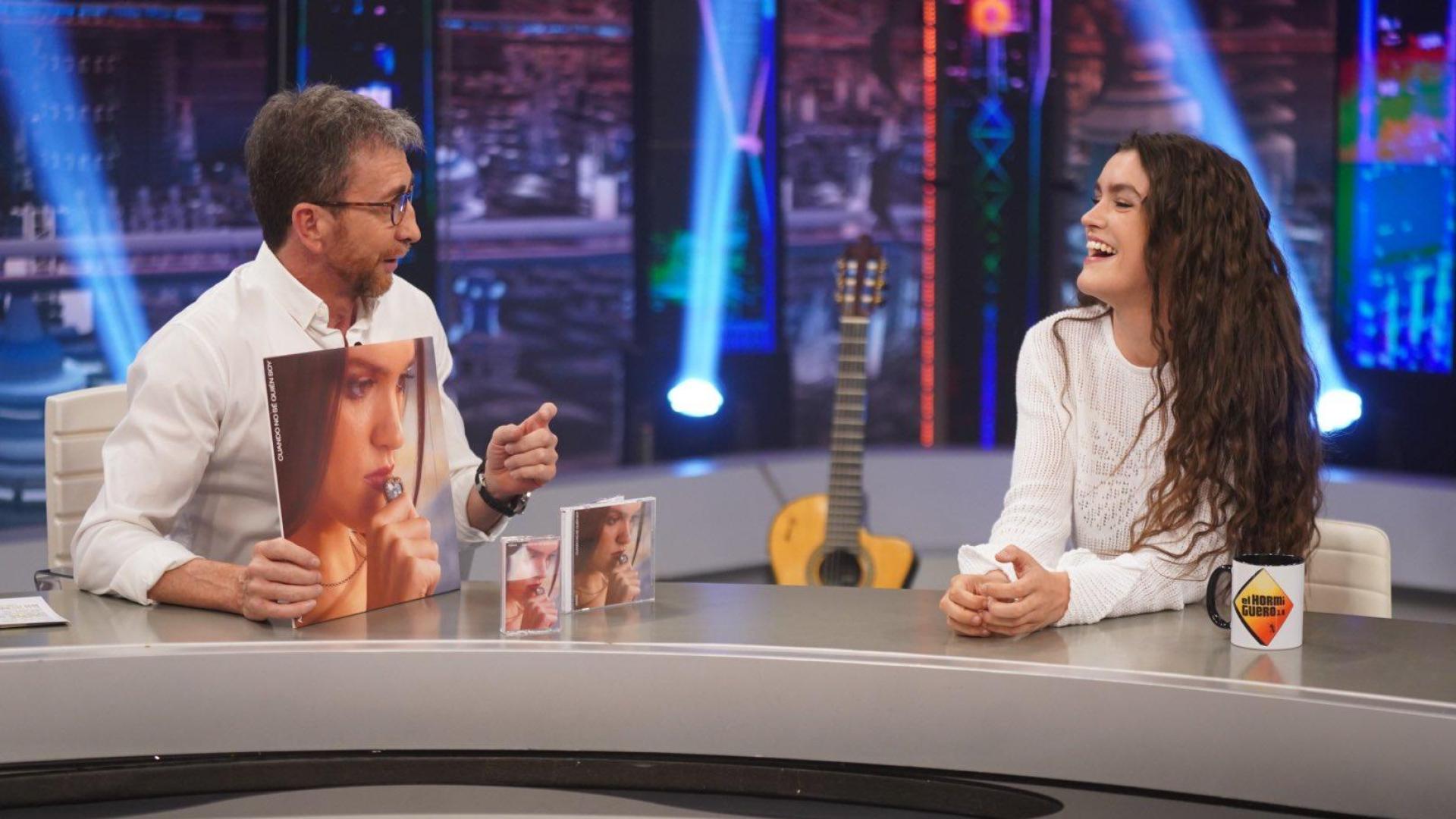 Pablo Motos y Amaia Romero, en El Hormiguero