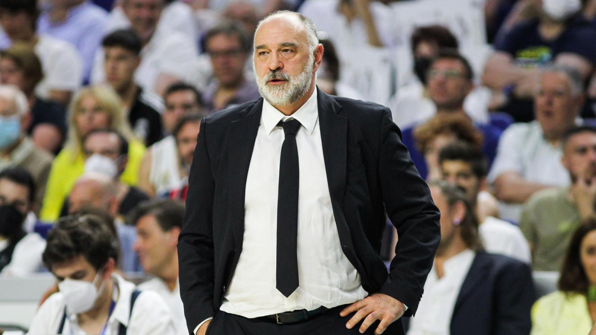 Pablo Laso, durante el encuentro ante el Baskonia el pasado 2 de junio