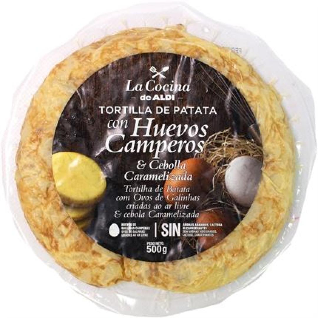 Por 3,98 €/kg, esta tortilla de 500 gramos aproximadamente tiene la composición más saludable de todas la analizadas.
