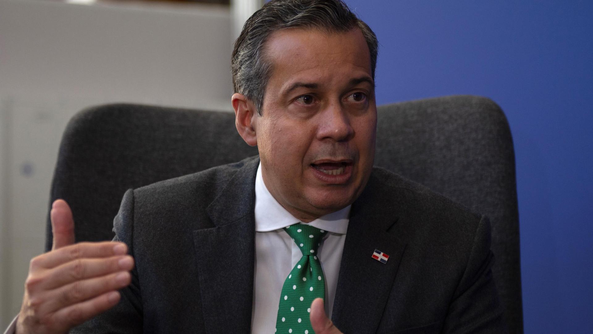 El ministro de Medioambiente de la República Dominicana, Orlando Jorge Mera
