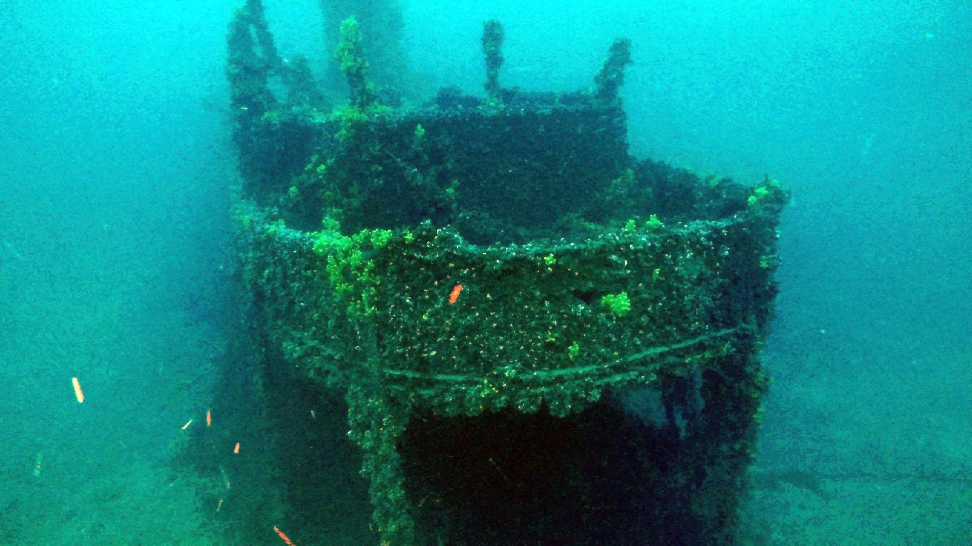 El barco de vapor San Isidro Labrador, derribado por un torpedo durante la Segunda Guerra Mundial, fue hallado en perfecto estado bajo las aguas que rodean la isla griega de Kythnos casi 80 años después de su hundimiento
