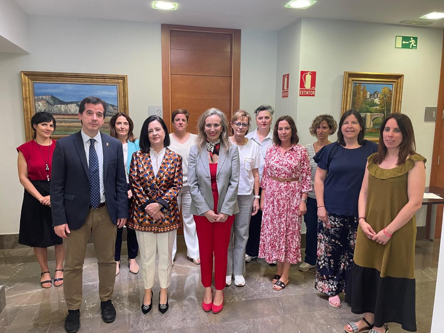 Foto de grupo con las empresas de la Red Reconcilia.