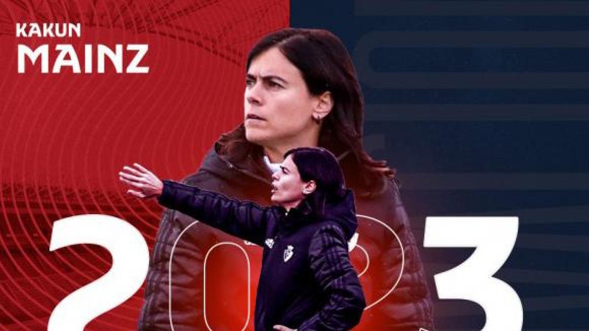Kakun Mainz ha renovado como entrenadora de Osasuna Femenino por una temporada más