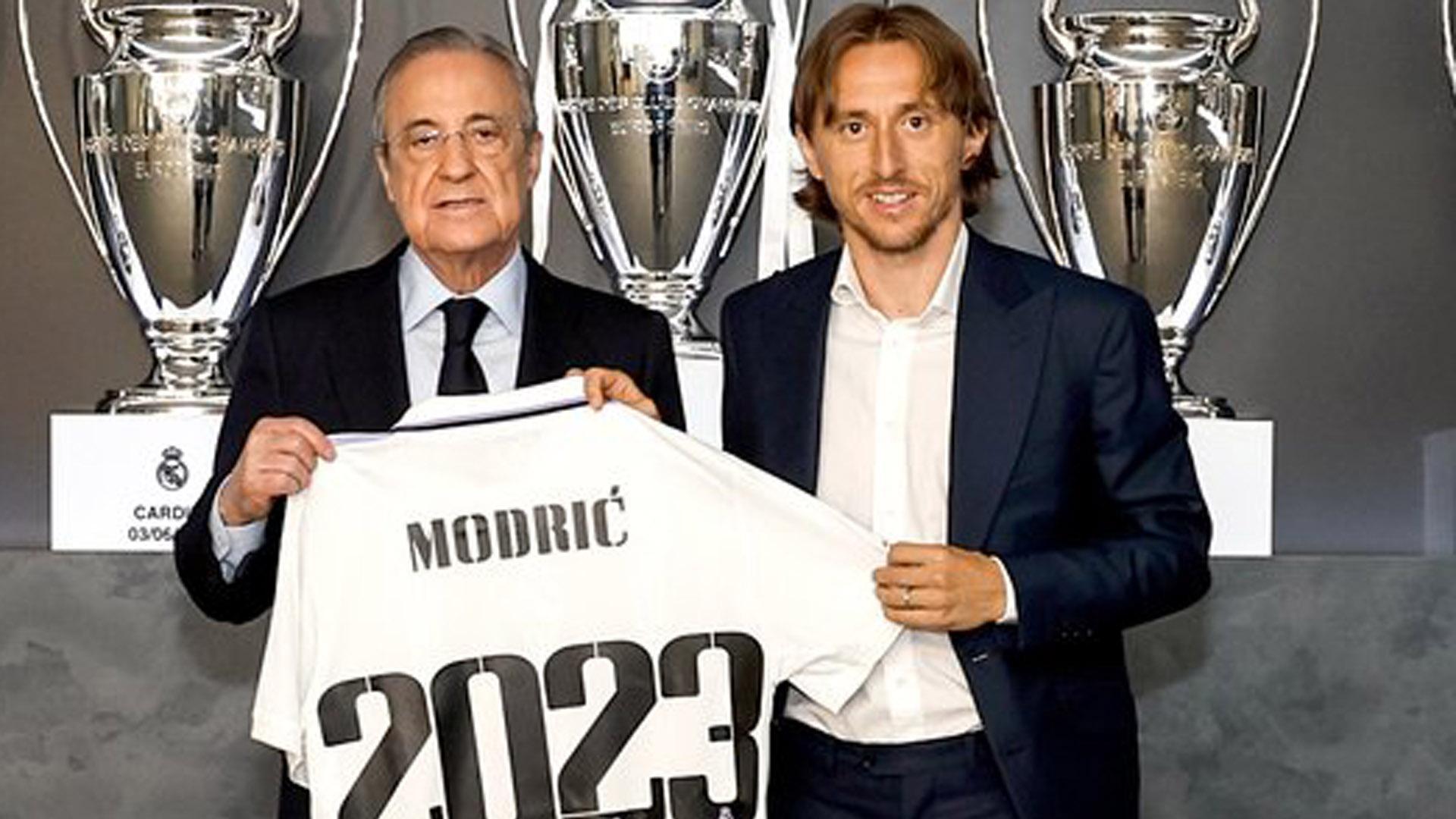 Luka Modric seguirá en el Real Madrid la próxima temporada